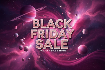 Can you replace the words that say hair & beauty universe to Galaxy Babe Hair 